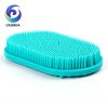 Bath Scrub Mat Strong Suction Cup Lazy Back Scrubber Anti-slip Silicone Massage Bath Back Scrub Mat Foot Massage Mat - immagine 8