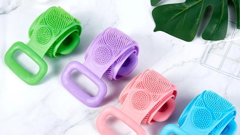 silicone bath towels