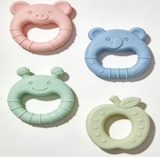 silicone baby teether(2)