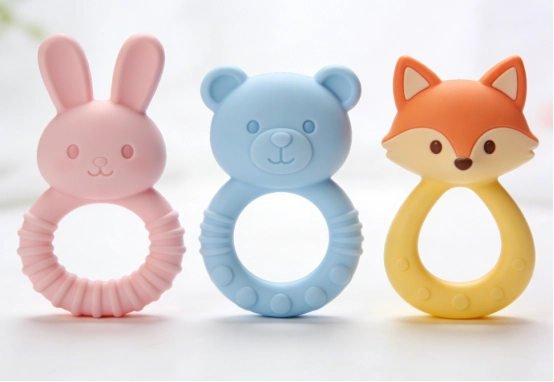 dentes de silicone seguros para bebê