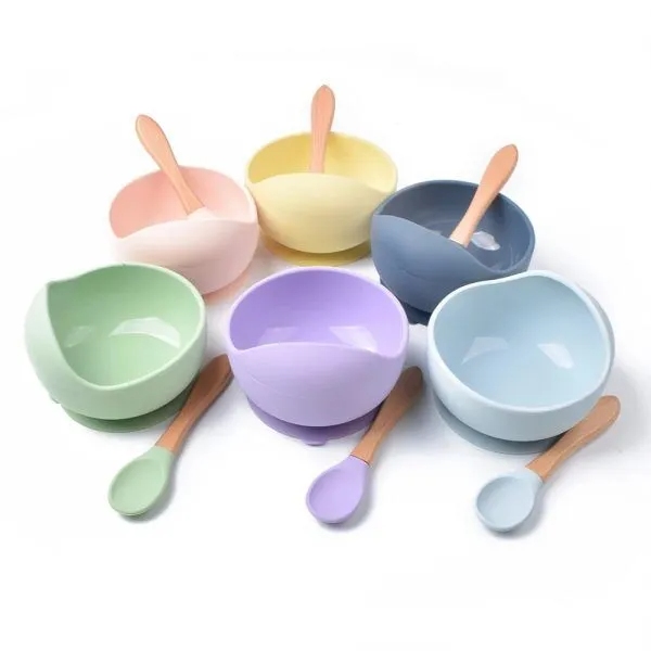 Baby Silicone Feeding Bowl(1)